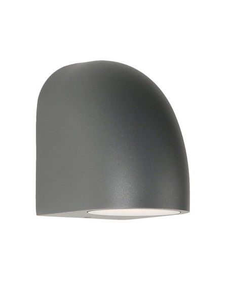 Aplique Baldy gris oscuro