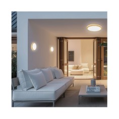 Plafón para exterior 30 cm madera