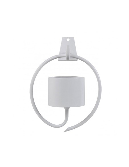 Aplique solar blanco con bateria