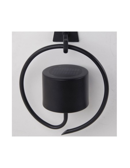 Aplique Solar con Gancho Negro