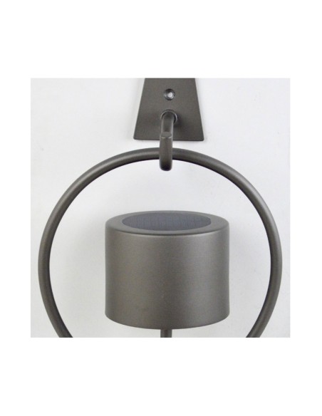 Aplique Solar con Gancho Titanio