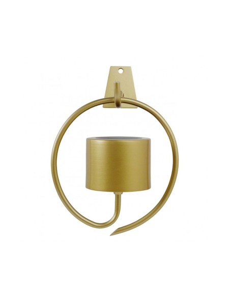 Aplique Solar con Gancho Oro Mate