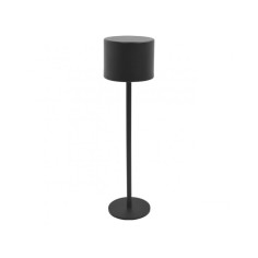 Lámpara de sobremesa solar convertible negro