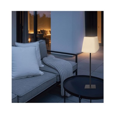 Lámpara de Mesa Solar Negro Versátil