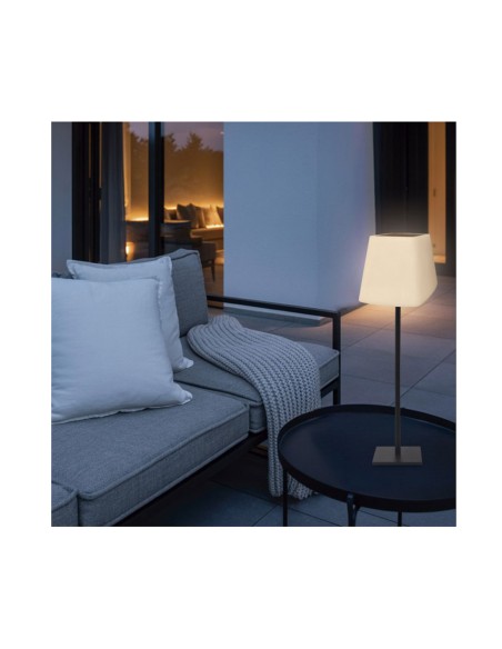 Lámpara de Mesa Solar Negro Versátil