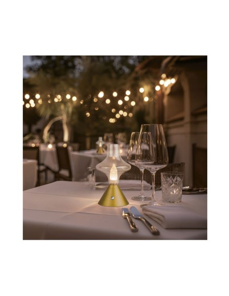 Candelabro solar latón