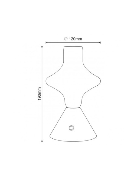 Lámpara Candelabro Negro Solar