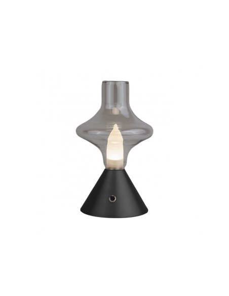 Candelabro solar negro