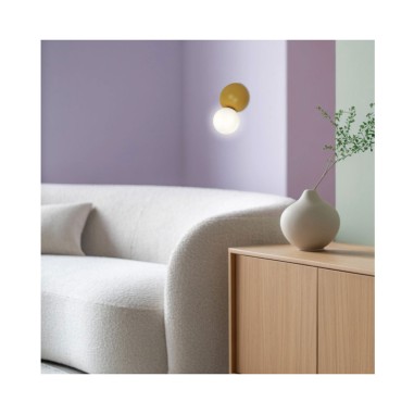 Aplique Amarillo con Bola de Cristal