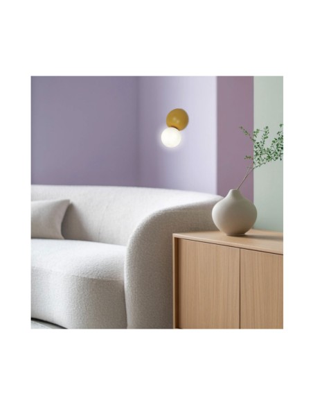 Aplique Amarillo con Bola de Cristal