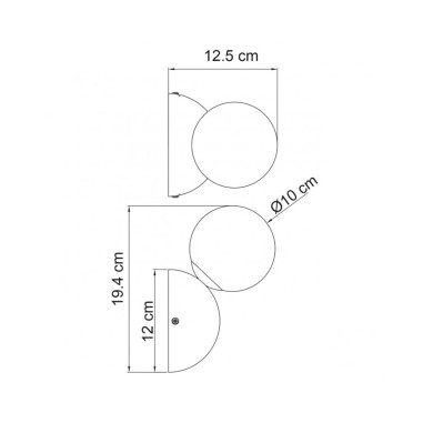 Aplique Tierra con Bola de Cristal