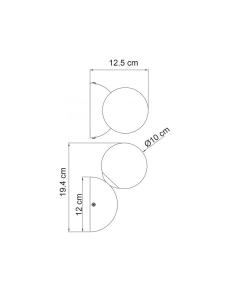 Aplique Tierra con Bola de Cristal