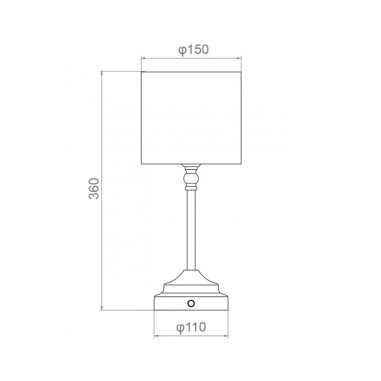 Sobremesa Cuero Led 3 tonos de Luz a...