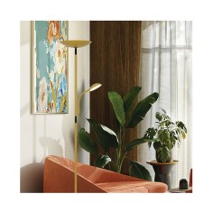 Pie de salón led amarillo barato