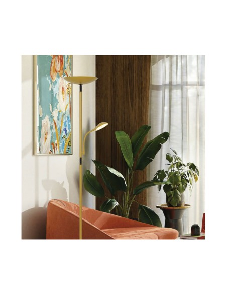 Pie de salón led amarillo barato