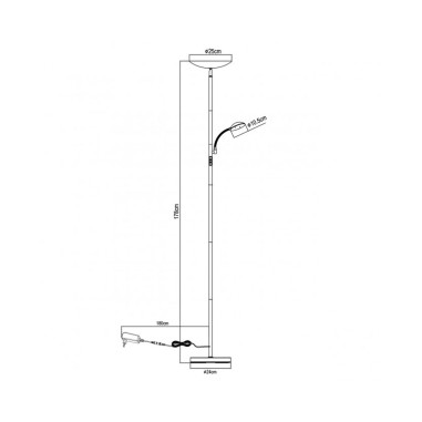 Lámparas Pie Salón Led Amarillo