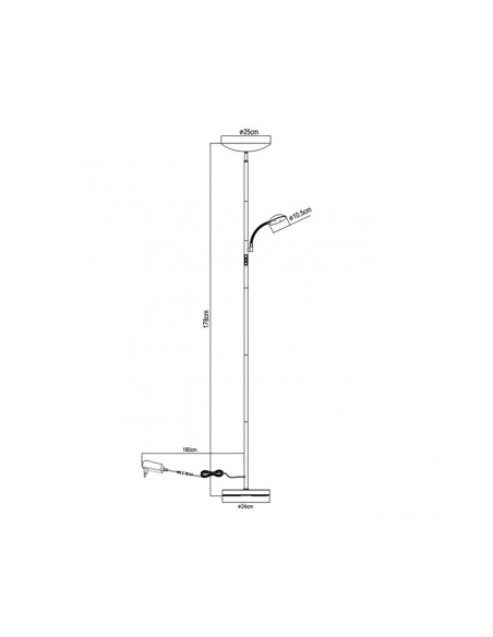 Lámparas Pie Salón Led Amarillo