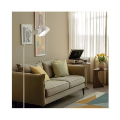 Lámpara de pie barata beige