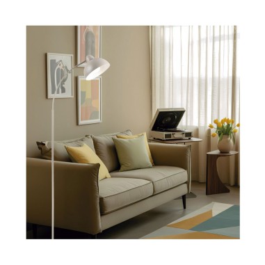 Lámpara de pie barata beige