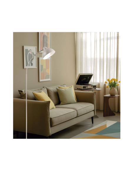 Lámpara de pie barata beige