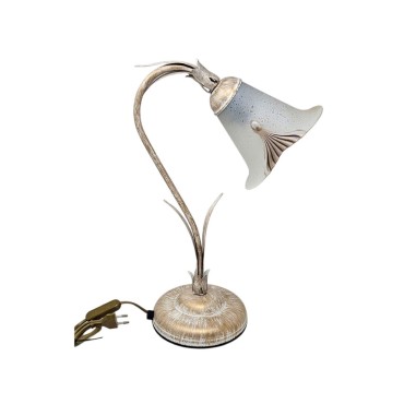 Lámpara de Sobremesa Crema Oro