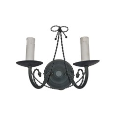 Aplique Lazo Verde con Vela