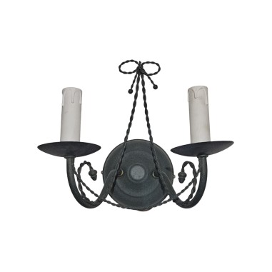 Aplique Lazo Verde con Vela