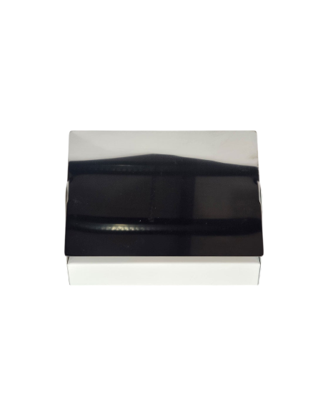 Aplique Plata y Blanco Solapa Orientable