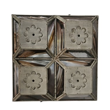 Plafón Granadino 4 Luces Crema Vieja