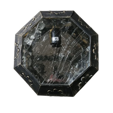 Plafón Anticuario Hexagonal Cristal...