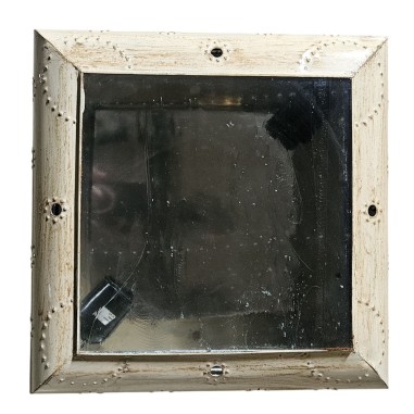 Plafón Anticuario Cuadrado Crema