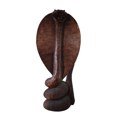 Figura Cobra Madera Tallada