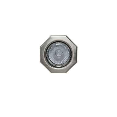 Empotrable Hexagonal Níquel sin Bombilla