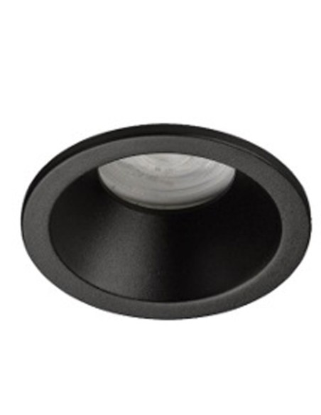 Foco Empotrar Bombilla Interior Negro con IP