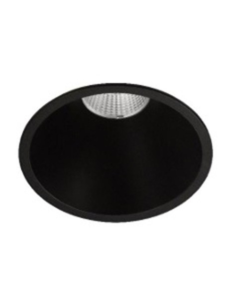Empotrables COB 8W Negros Redondos 3000 ó 4000K