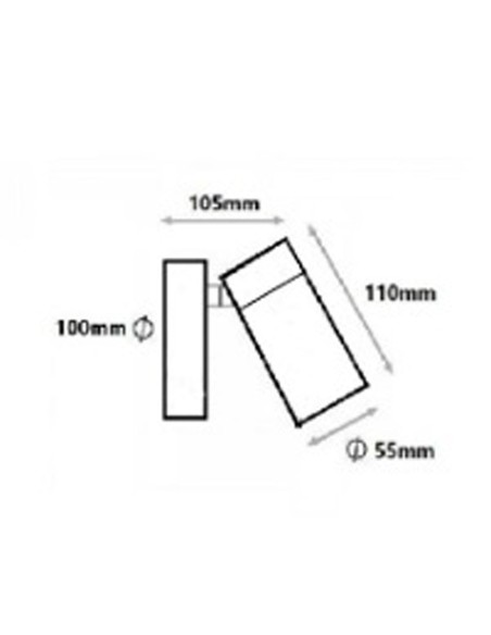 Focos Superficie Negro Madera Oscura