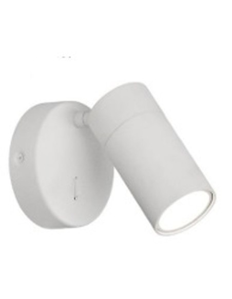 Foco Blanco para GU10 con Interruptor