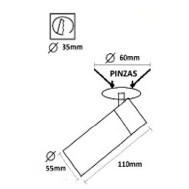Empotrables Focos Blancos Cocinas