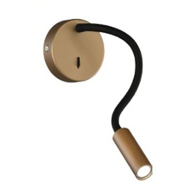 Aplique con Interruptor Oro Antiguo...