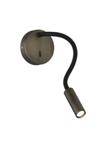 Aplique con Interruptor Cuero Antiguo Bombilla Sustituible