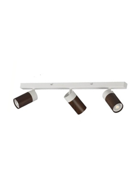 Outlet Regletas Blancas con madera