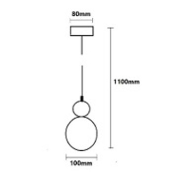 Lámpara Moderna Colgante