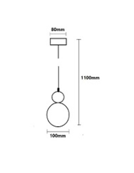 Lámpara Moderna Colgante