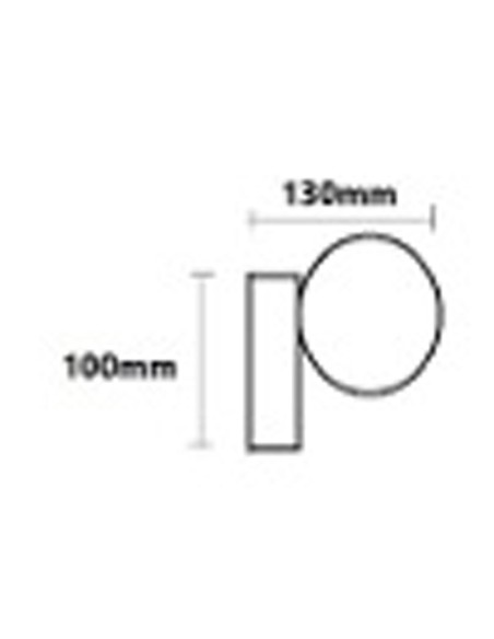 Oferta Aplique Bola Blanco o Negro