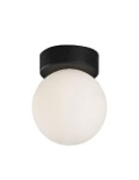 Plafón/Aplique Bola Blanco o Negro