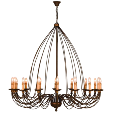 Lámpara Grande Araña Metal