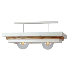 Lámpara Alargada Cinta y Greca