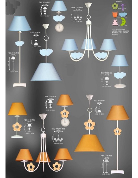 Lámparas Cuarto Bebé