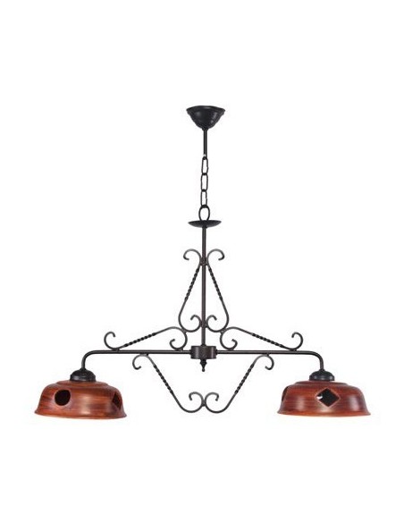 Lámparas Billar Barro