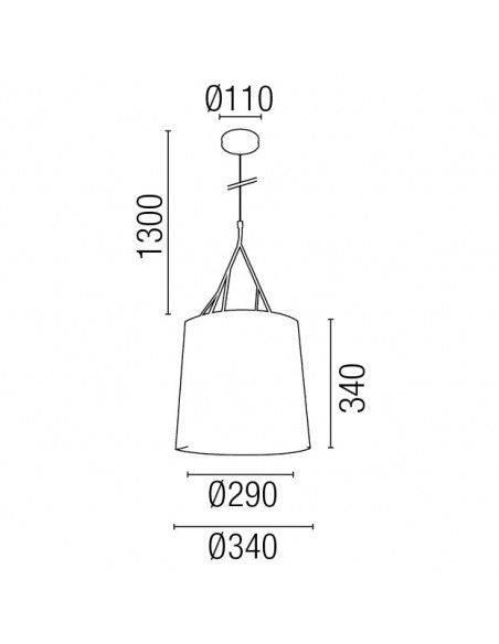 Lámparas Originales en Blanco y Negro de Techo